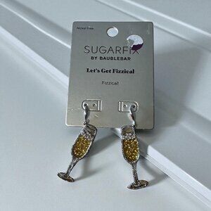 SUGAR FIX by BAUBLEBAR Let’s Get Fizzical Champagne Drop Earrings NEW